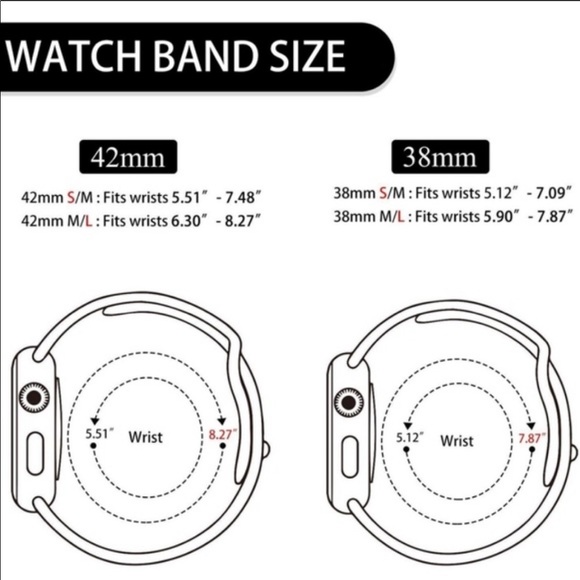 2 for $15! Silicone Apple Watch Band 42/44 mm - Picture 2 of 2